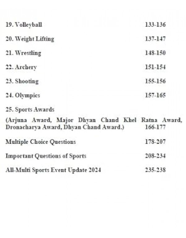 Rules of Games and Sports 2024 (Updated Version)