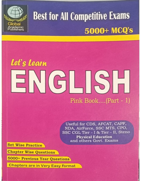 English Best For All Competitive Exams 500+ MCQs